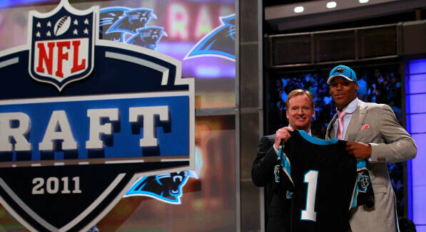 Cam Newton at 2011 NFL draft