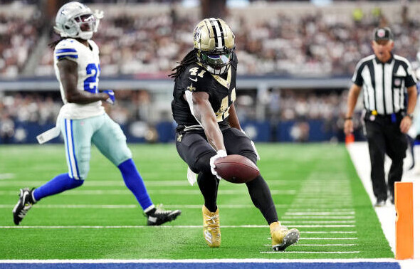 RB Alvin Kamara v. Dallas week 2