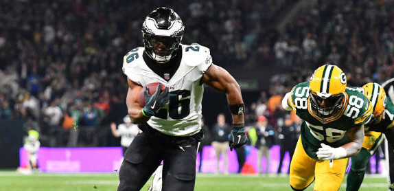 RB Saquon Barkley v. GB week 1 of 2024 season