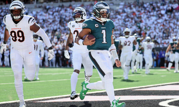 QB Jalen Hurts v Cincinnati week 8