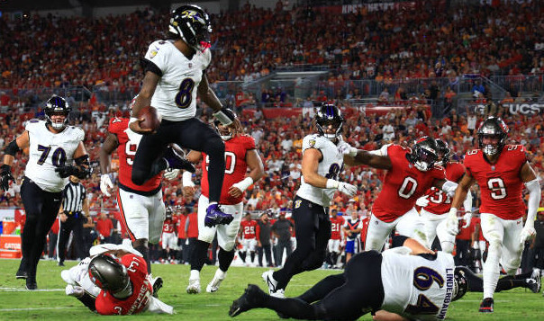 QB Lamar Jackson v TB week 7