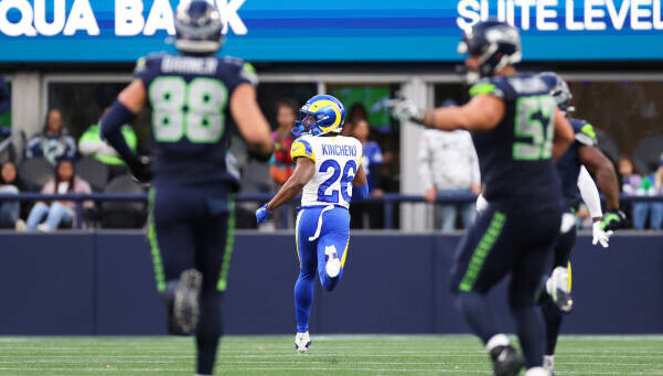 Kam Kinchens scoring on a 103 yard INT