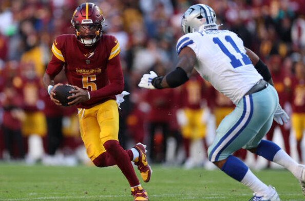 QB Jayden Daniels v Dallas week 12