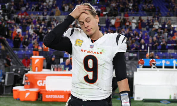 QB Joe Burrow show frustration after loss to Ravens week 10