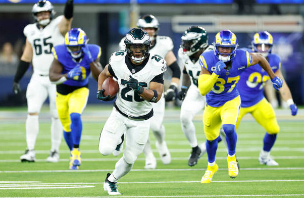 RB Saquon Barkley v Rams week 12, 2024