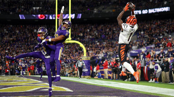 WR Ja'Marr Chase v Baltimore week 10