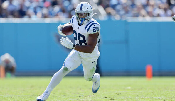 RB Jonathan Taylor v Tennessee week 16, 2024