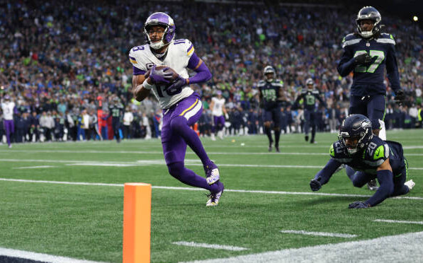 WR Justin Jefferson v Seattle week 16, 2024