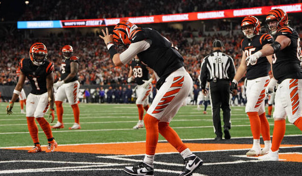 QB Joe Burrow v Broncos week 17, 2024