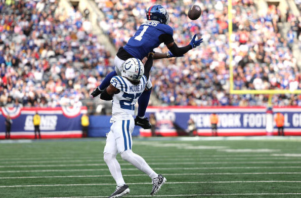 WR Malik Nabers v Colts week 17, 2024